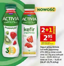 Auchan Jogurt pitny Activia lub kefir jogurtowy oferta