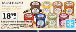 Auchan Lody włoskie Sammontana Barattolino oferta