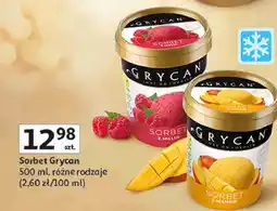 Auchan Sorbet Grycan oferta