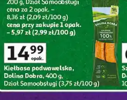 Auchan Kiełbasa podwawelska Dolina Dobra oferta