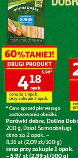 Auchan Parówki dobre Dolina Dobra oferta