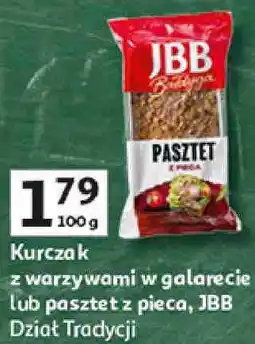 Auchan Kurczak z warzywami w galarecie lub pasztet z pieca, JBB oferta