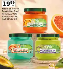 Auchan Maska do włosów Garnier Fructis Hair Bomb oferta