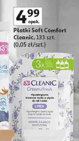 Auchan Płatki kosmetyczne Soft Comfort Cleanic oferta