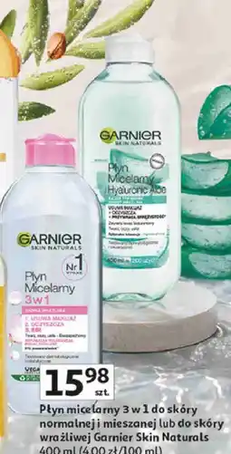 Auchan Płyn micelarny 3 w 1 Garnier Skin Naturals oferta