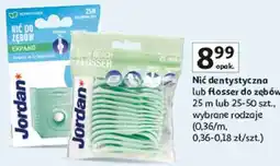 Auchan Nić dentystyczna lub flosser do zębów Jordan oferta
