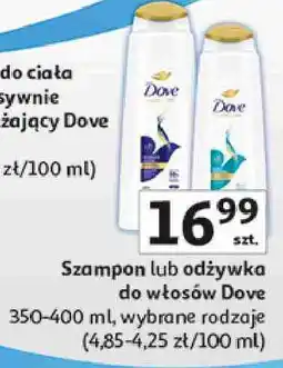 Auchan Szampon lub odżywka do włosów Dove oferta