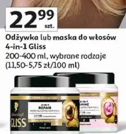 Auchan Odżywka lub maska do włosów Gliss 4-in-1 oferta