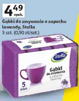 Auchan Stella Gąbki do zmywania o zapachu lawendy oferta