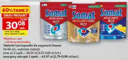 Auchan Somat Tabletki lub kapsułki do zmywarki oferta