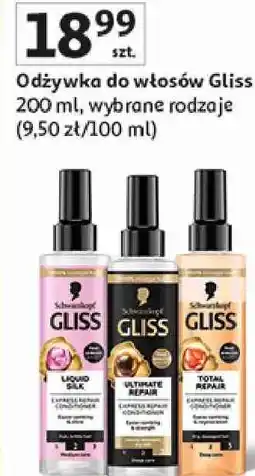 Auchan Odżywka do włosów Gliss oferta