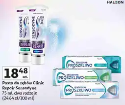 Auchan Pasta do zębów Clinic Repair Sensodyne oferta