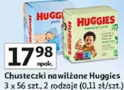 Auchan Chusteczki nawilżane Huggies oferta