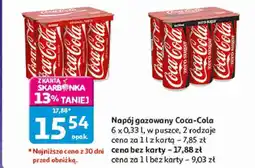 Auchan Napój gazowany Coca-Cola oferta