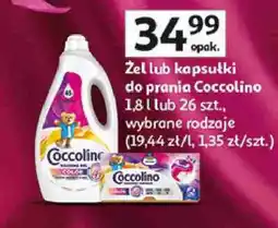 Auchan Żel lub kapsułki do prania Coccolino oferta