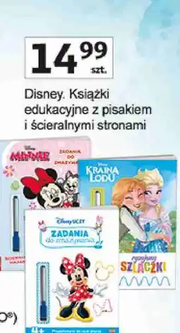 Auchan Disney. Książki edukacyjne z pisakiem i ścieralnymi stronami oferta