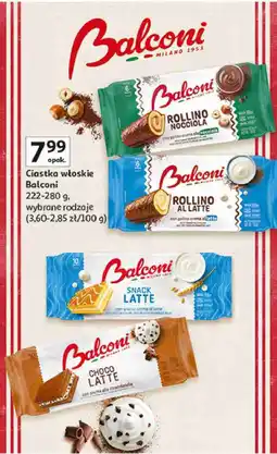 Auchan Ciastka włoskie Balconi, wybrane rodzaje oferta