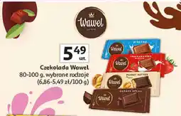 Auchan Czekolada Wawel, wybrane rodzaje oferta