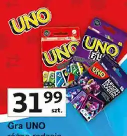 Auchan Gra UNO różne rodzaje oferta