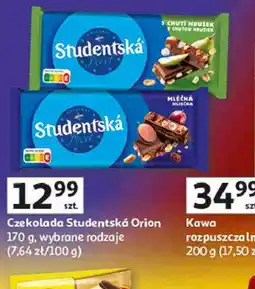 Auchan Czekolada Studentská Orion oferta