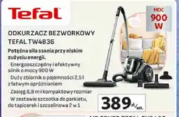 Auchan Odkurzacz bezworkowy Tefal TW4B36 oferta