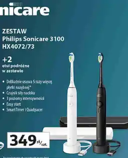 Auchan Zestaw Philips Sonicare 3100 HX4072/73 oferta