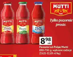 Auchan Passata lub Polpa Mutti oferta