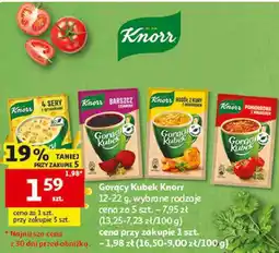 Auchan Gorący Kubek Knorr oferta