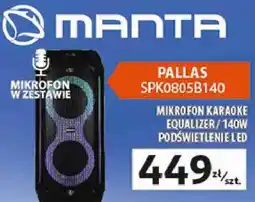 Auchan Głośnik Manta Pallas SPK0805B140 oferta