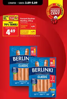 Biedronka Parówki K-Classic oferta