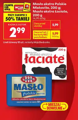 Biedronka Masło Łaciate oferta