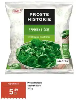 Dino Szpinak liście Proste Historie oferta