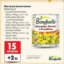 Intermarche Groszek konserwowy Bonduelle oferta