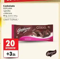Intermarche Czekolada gorzka Goplana oferta