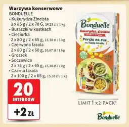Intermarche Warzywa konserwowe Bonduelle Kukurydza Złocista 2-pak oferta