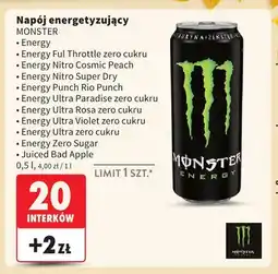Intermarche Napój energetyzujący Monster Energy oferta