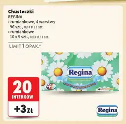 Intermarche Chusteczki rumiankowe 4 warstwy Regina oferta