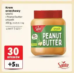 Intermarche Krem orzechowy Peanut Butter Smooth Sante oferta