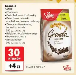 Intermarche Granola Chocolate Sante oferta