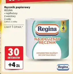 Intermarche Ręcznik papierowy najdłuższy 2 warstwy Regina 2-pak oferta