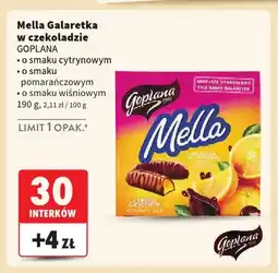 Intermarche Mella galaretka w czekoladzie o smaku cytrynowym Goplana oferta