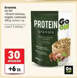 Intermarche Granola orzech laskowy, migdał, czekolada Go On oferta