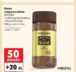 Intermarche Kawa rozpuszczalna Café Especial Arabica Woseba oferta