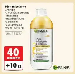 Intermarche Płyn micelarny Garnier 3w1 skóra normalna i mieszana oferta