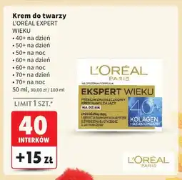 Intermarche Krem do twarzy L'Oréal Expert Wieku 40+ na dzień oferta