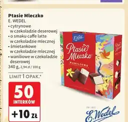 Intermarche Ptasie Mleczko cytrynowe w czekoladzie deserowej E.Wedel oferta