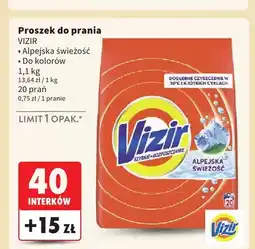 Intermarche Proszek do prania Vizir Alpejska świeżość oferta