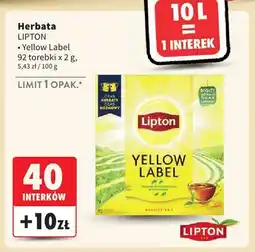 Intermarche Herbata Yellow Label Lipton oferta