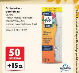 Intermarche Odświeżacz powietrza Fresh mandarin dream urządzenie + wkład do urządzenia Glade oferta