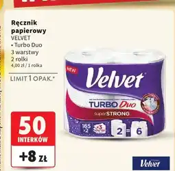 Intermarche Ręcznik papierowy Turbo Duo 3 warstwy Velvet oferta